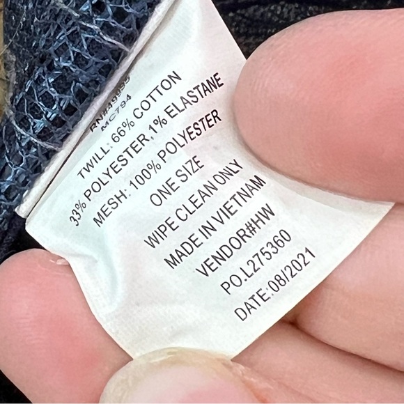 McDonalds Crew Hat Employee Work Fast Food Patch Logo Snapback Mesh Baseball Cap - Picture 8 of 8